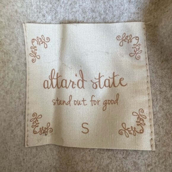 Altar’d State Beige Peacoat - Picture 3 of 4